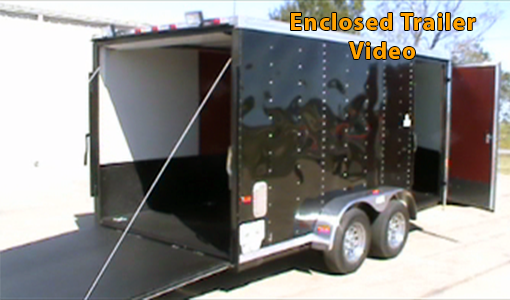 Wood interior of trailer sprayed with GatorHyde polyurea 