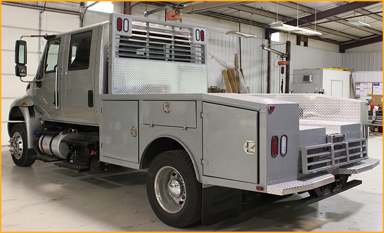 Government agency's truck hauler.