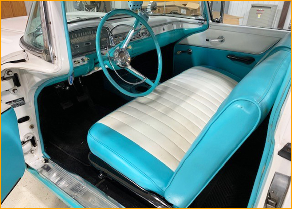 Ford Ranchero interior.