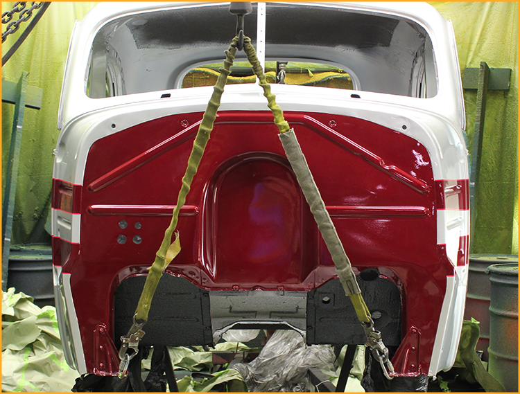 39 Chevy car interior lined with GatorHyde spray