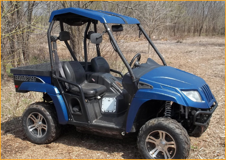 Artic Cat utility vehicle sprayed with GatorHyde