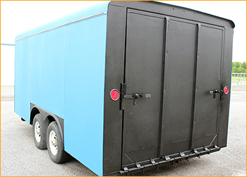 Box Trailer is protected with GatorHyde polyurea