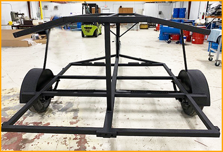 Kayak trailer frame and fenders will be coated with GatorHyde DLX.