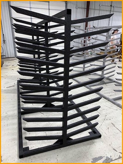 Large steel racks