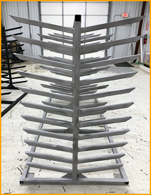 Large steel racks